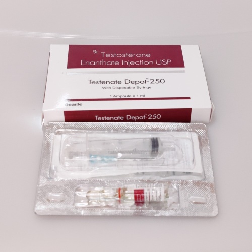 Fertigspritze mit 1 ml Ampulle 250 mg Testosteron Enantat